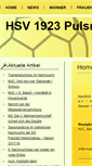 Mobile Screenshot of hsv1923pulsnitz.de
